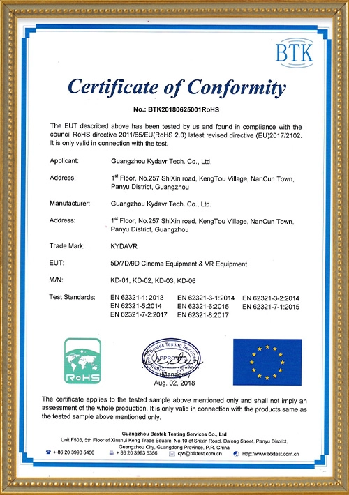 Quality Certificate